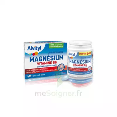 Alvityl Magnésium Vitamine B6 Libération Prolongée Comprimés Lp B/45 à Tournefeuille